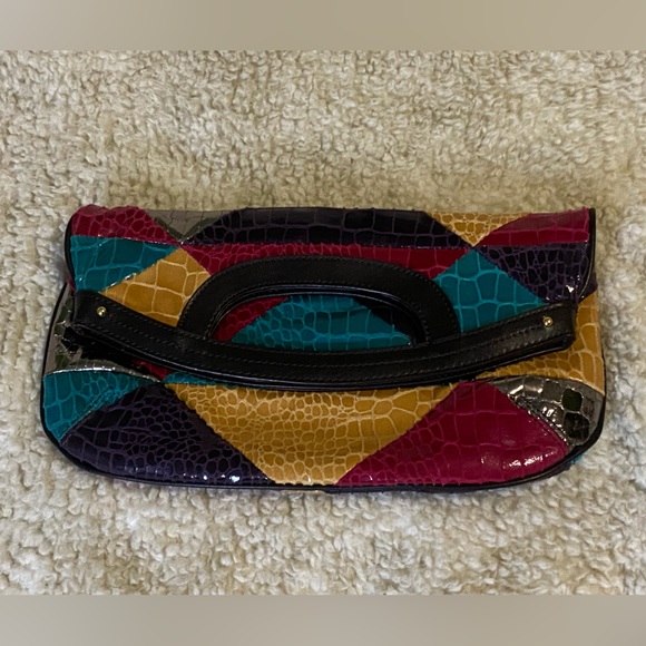 Nine West NWOT Jewel Tone Clutch - Picture 3 of 3